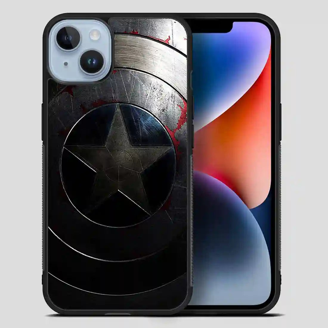 Captain America Vintage Shield iPhone 14 Plus Case