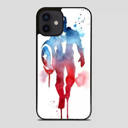 Captain America Water Color iPhone 12 Mini Case