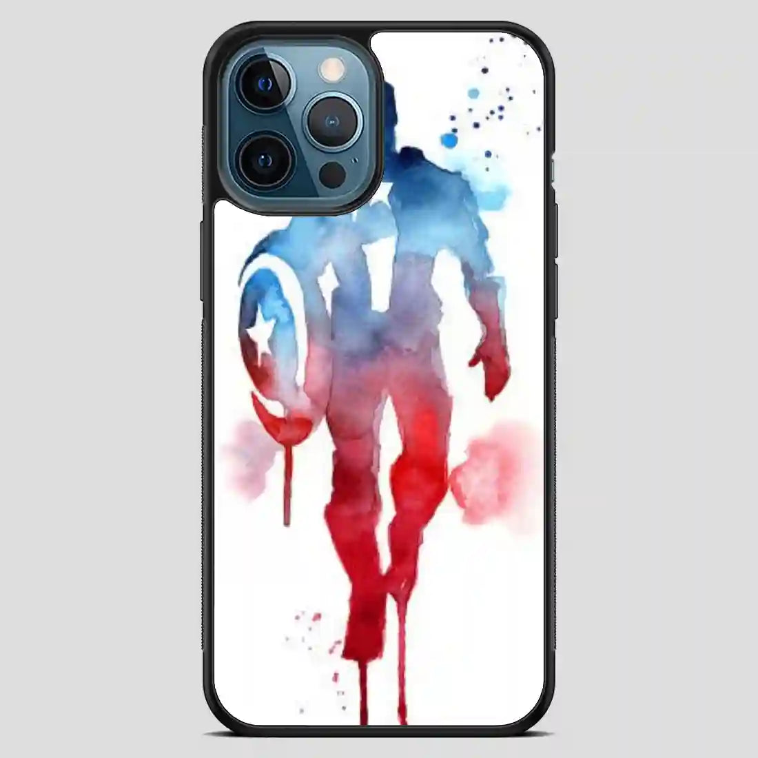 Captain America Water Color iPhone 12 Pro Max Case