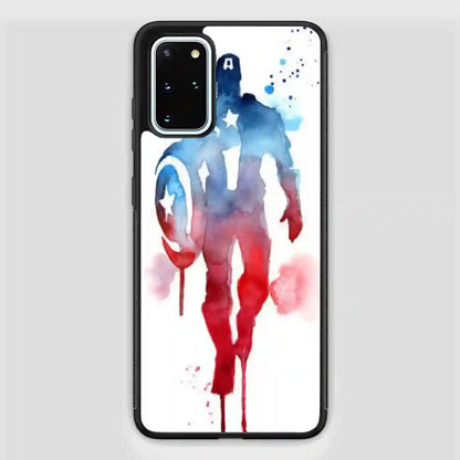 Captain America Water Color Samsung Galaxy S20 FE Case