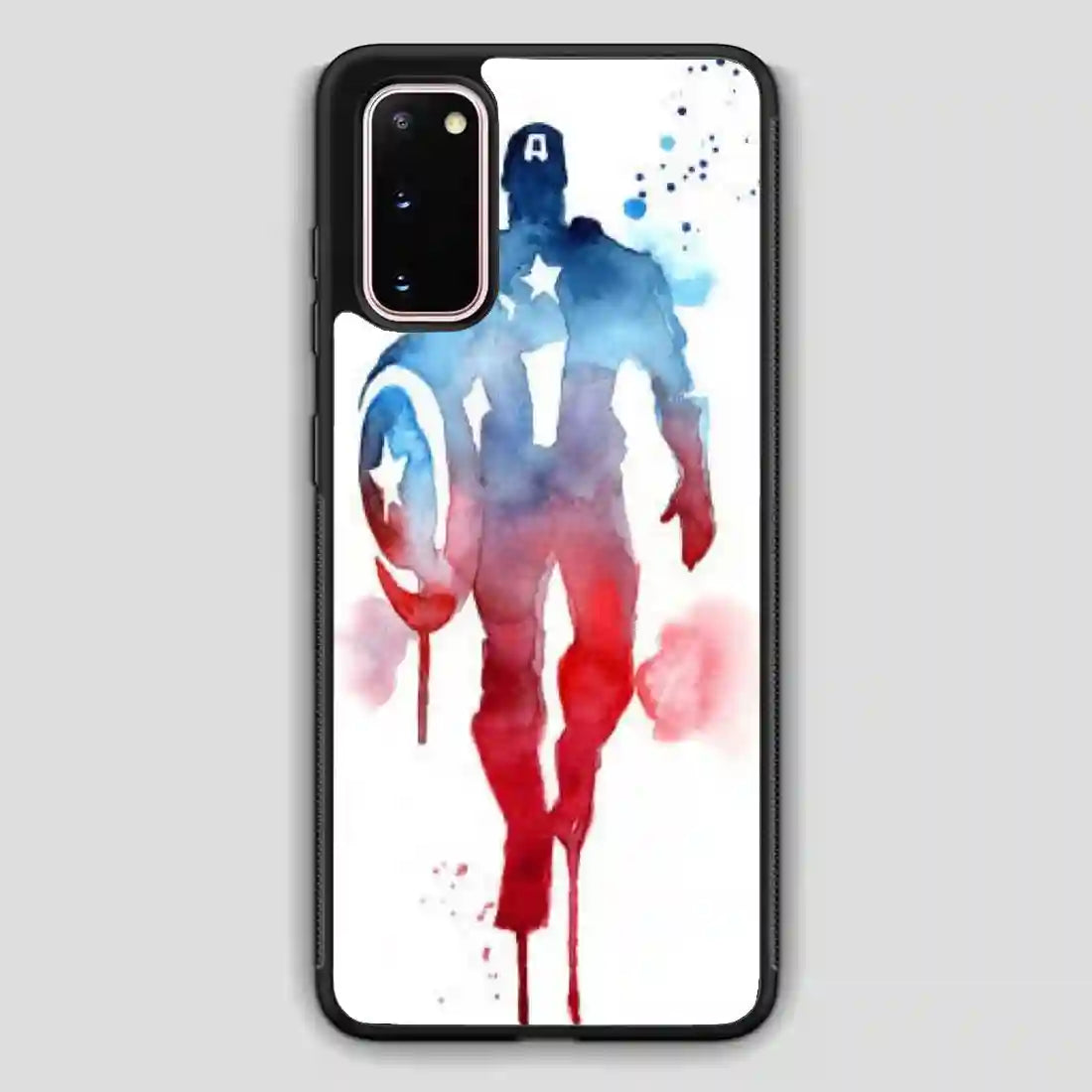 Captain America Water Color Samsung Galaxy S20 Case