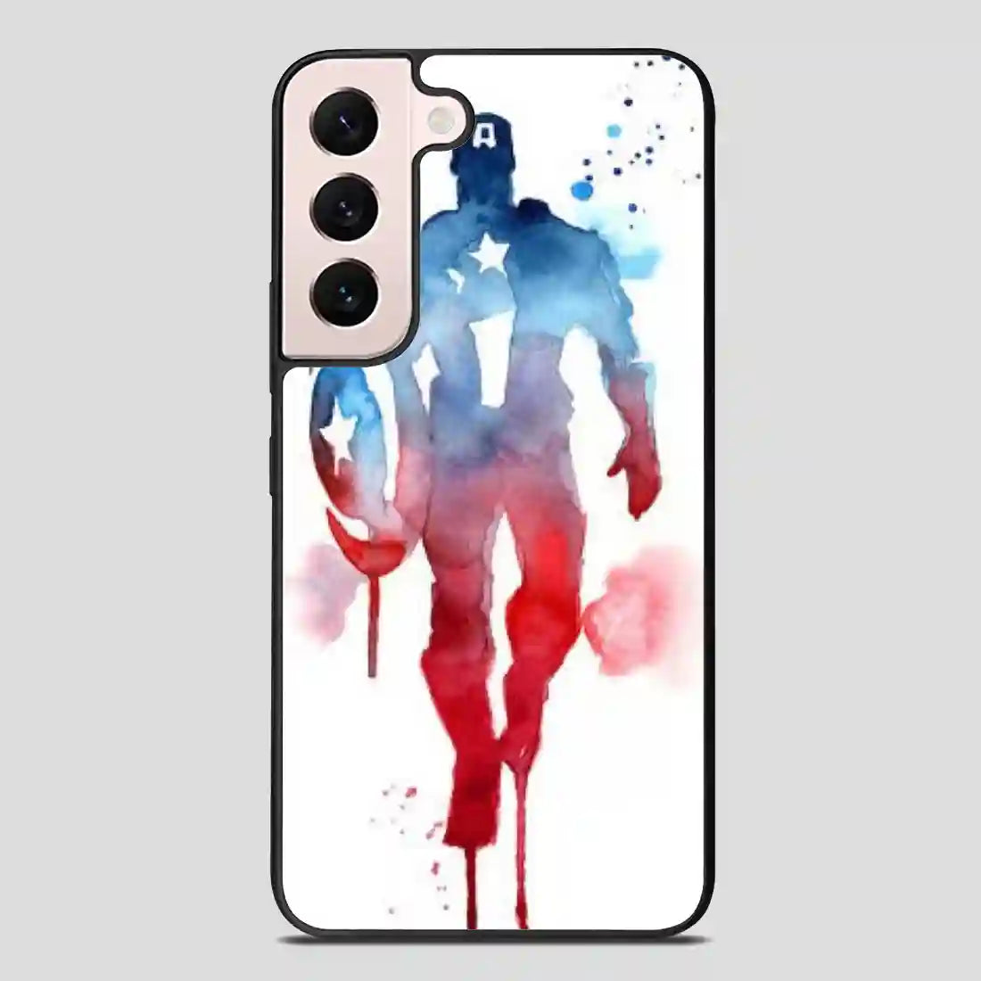 Captain America Water Color Samsung Galaxy S22 FE Case