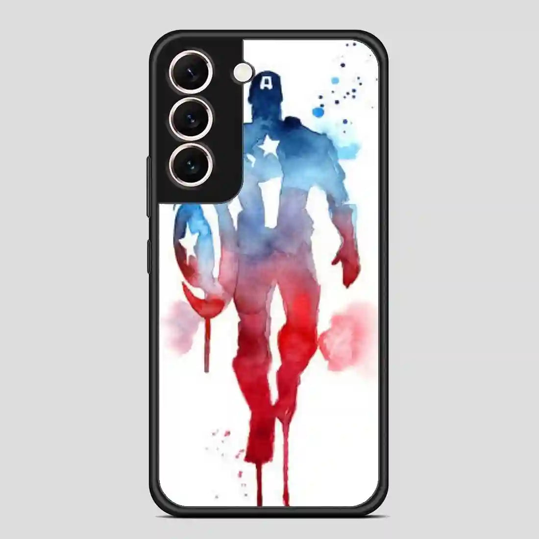 Captain America Water Color Samsung Galaxy S22 Case