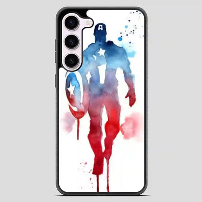 Captain America Water Color Samsung Galaxy S23 Case