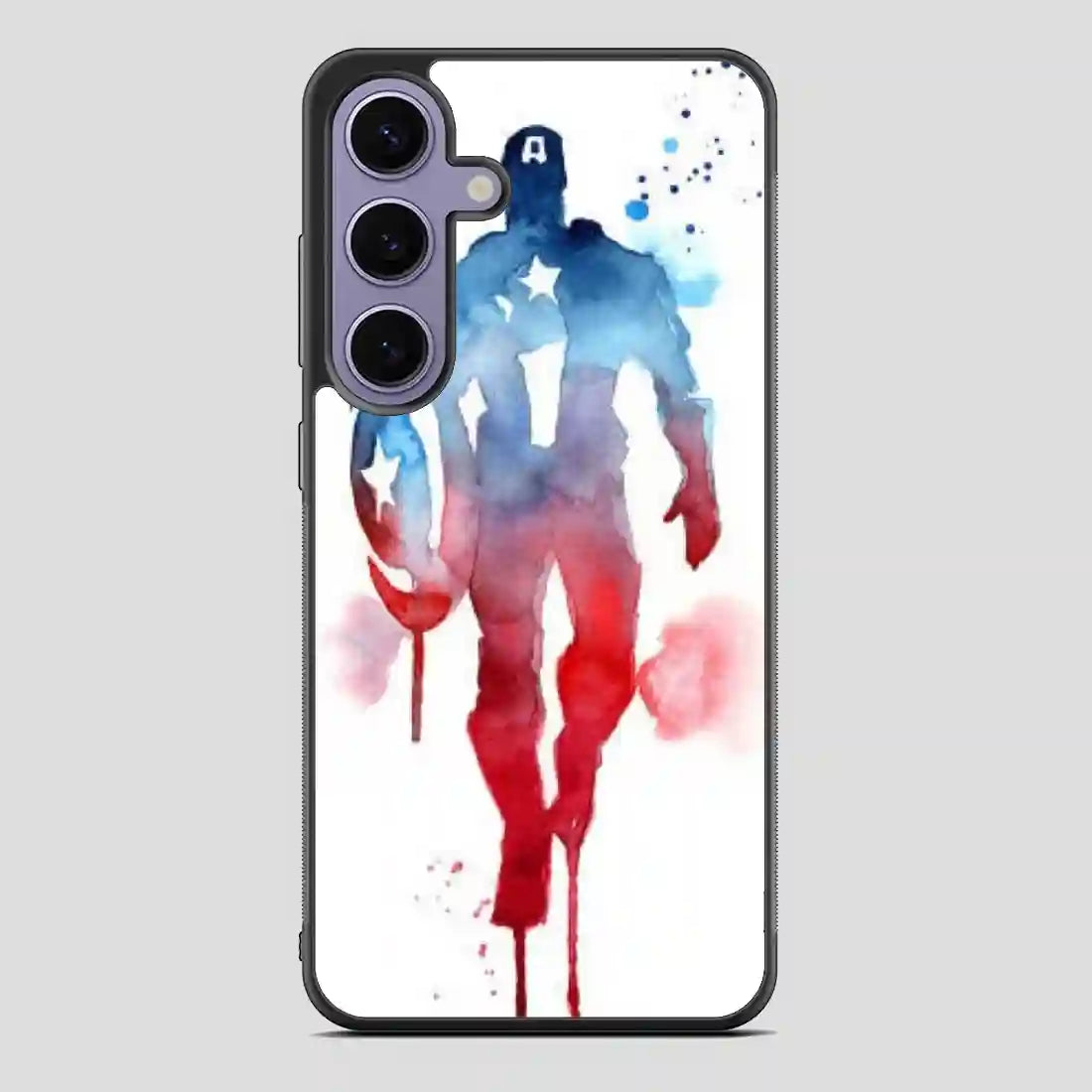 Captain America Water Color Samsung Galaxy S24 Case