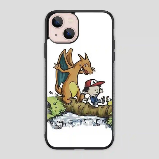 Captain Cal And A Tiger Named Hobbes iPhone 13 Mini Case