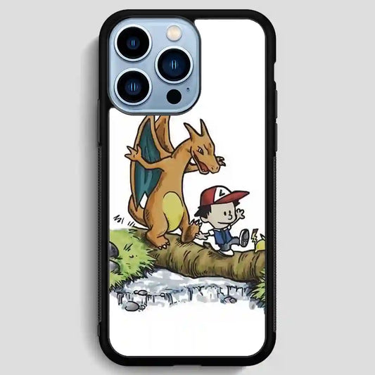 Captain Cal And A Tiger Named Hobbes iPhone 13 Pro Max Case