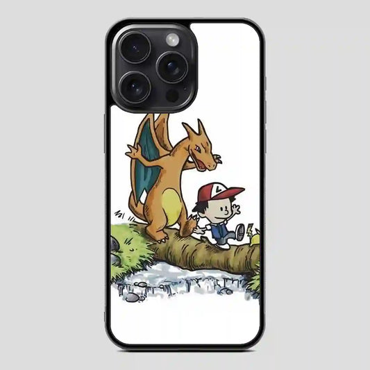 Captain Cal And A Tiger Named Hobbes iPhone 15 Pro Case