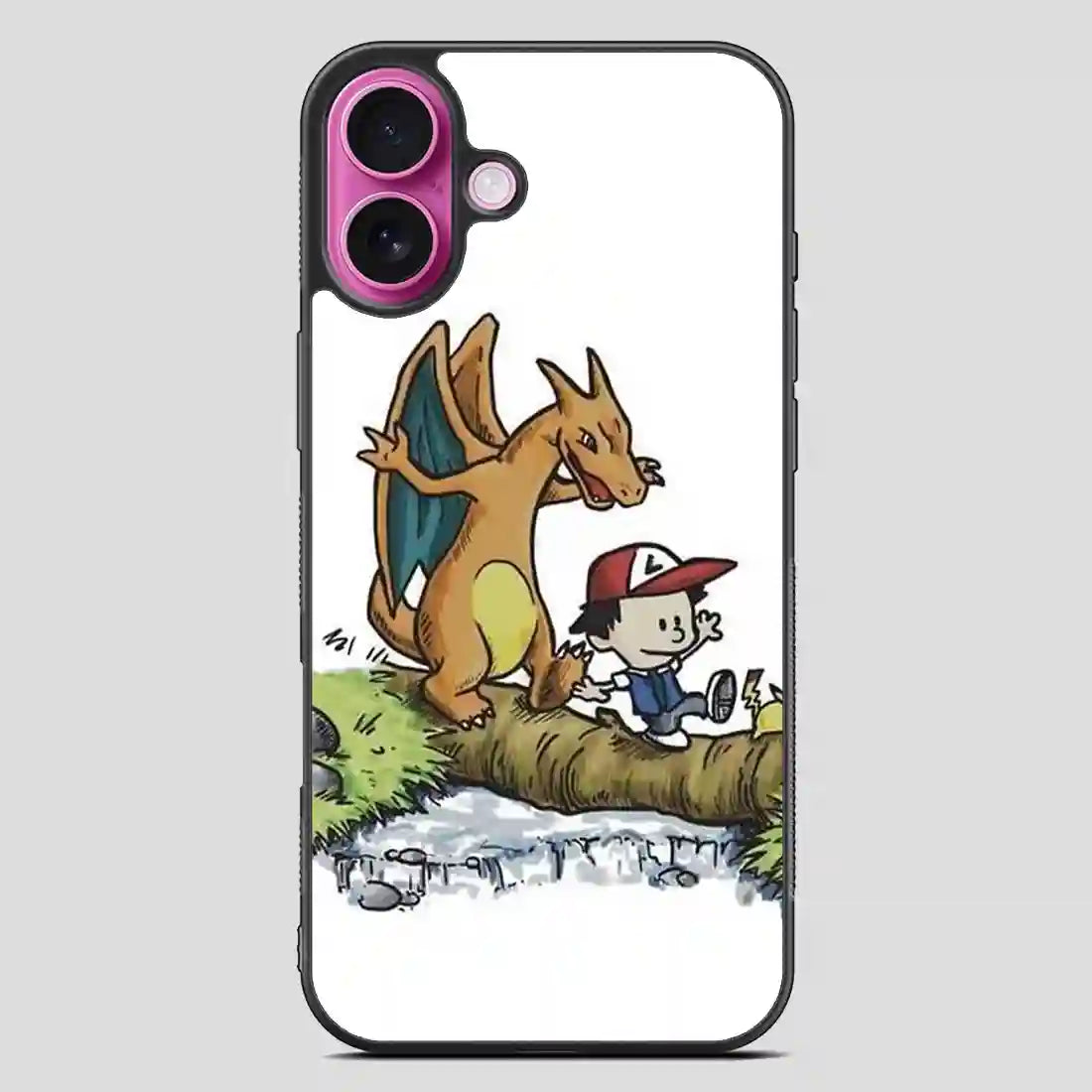 Captain Cal And A Tiger Named Hobbes iPhone 16 Plus Case