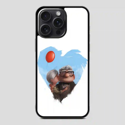 Carl Disney Up Retro iPhone 15 Pro Case