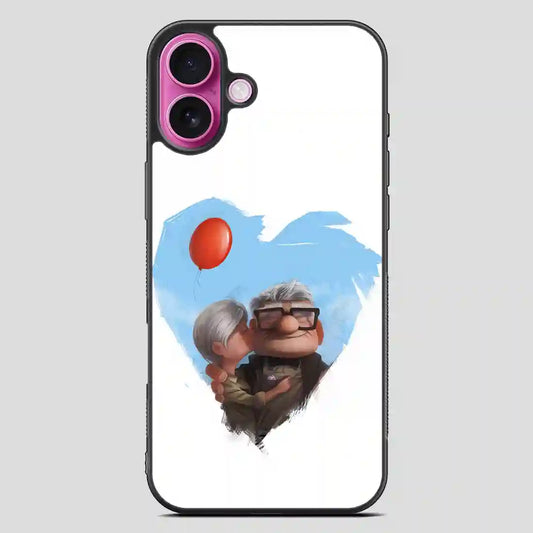 Carl Disney Up Retro iPhone 16 Plus Case