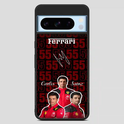 Carlos Sainz Ferrari Google Pixel 8 Pro Case