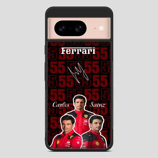 Carlos Sainz Ferrari Google Pixel 8 Case