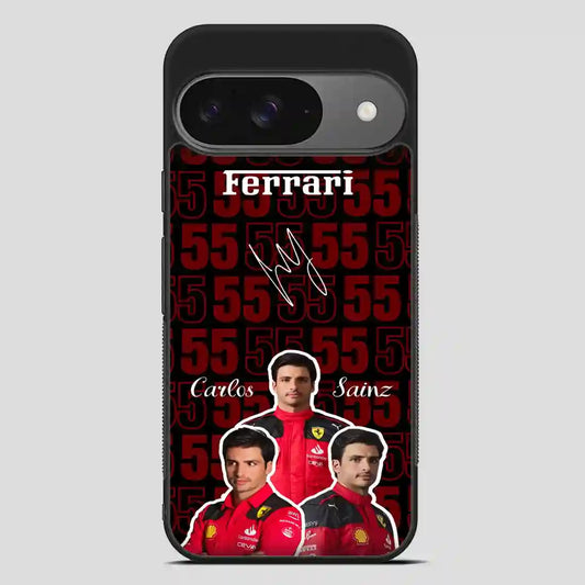 Carlos Sainz Ferrari Google Pixel 9 Case