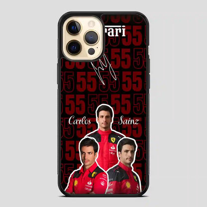 Carlos Sainz Ferrari iPhone 11 Pro Case