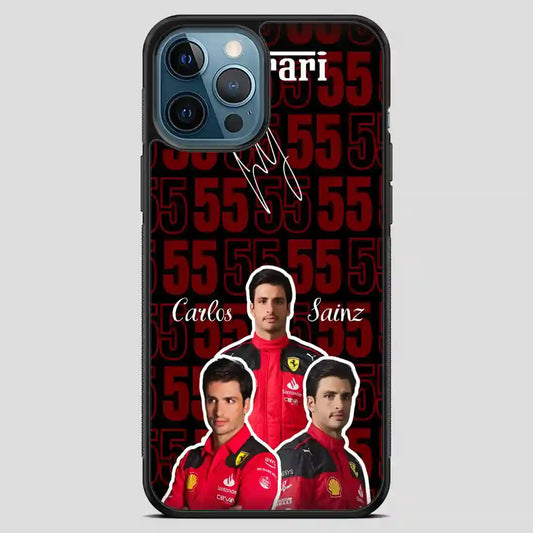 Carlos Sainz Ferrari iPhone 12 Pro Max Case