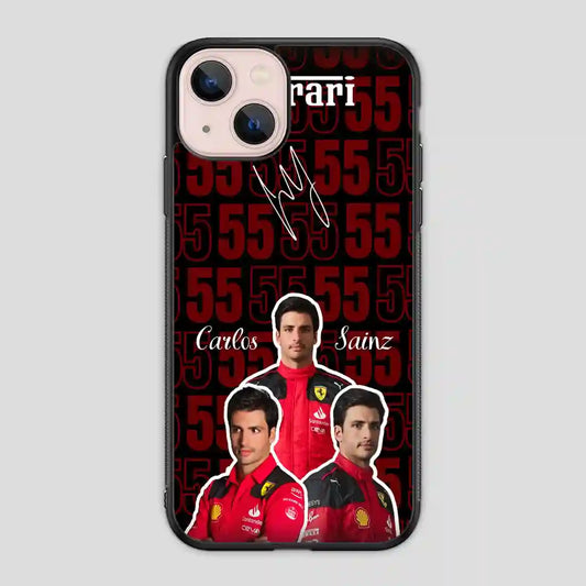 Carlos Sainz Ferrari iPhone 13 Mini Case