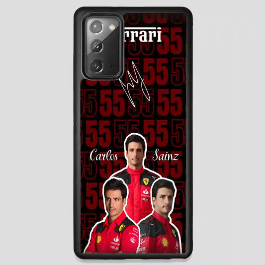 Carlos Sainz Ferrari Samsung Galaxy Note 20 Case