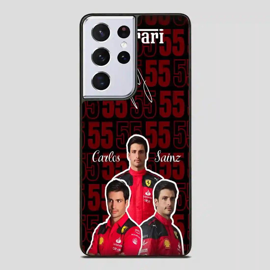 Carlos Sainz Ferrari Samsung Galaxy S21 Ultra Case