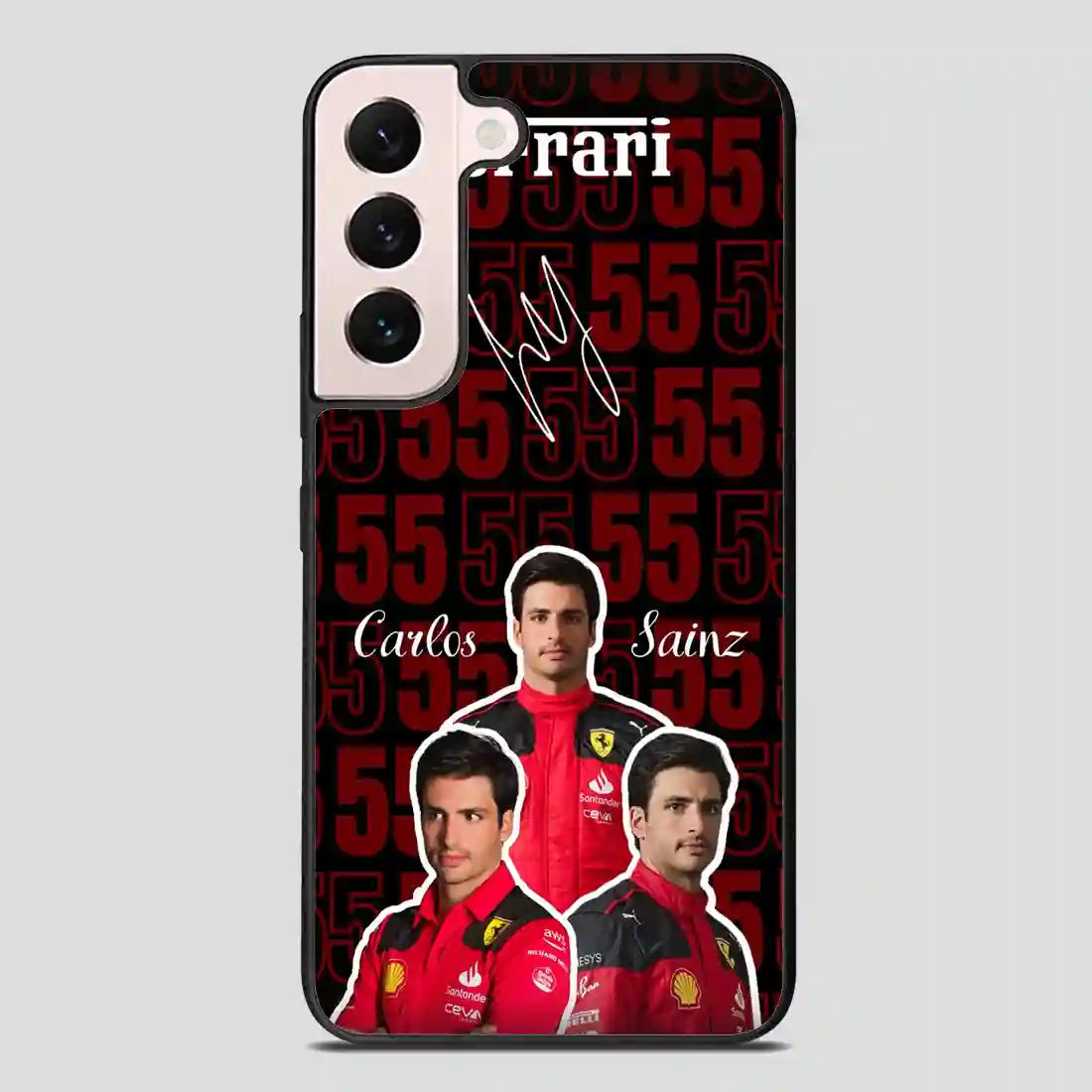 Carlos Sainz Ferrari Samsung Galaxy S22 FE Case