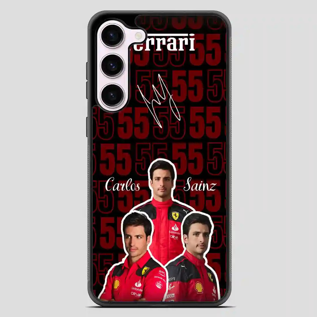 Carlos Sainz Ferrari Samsung Galaxy S23 Case