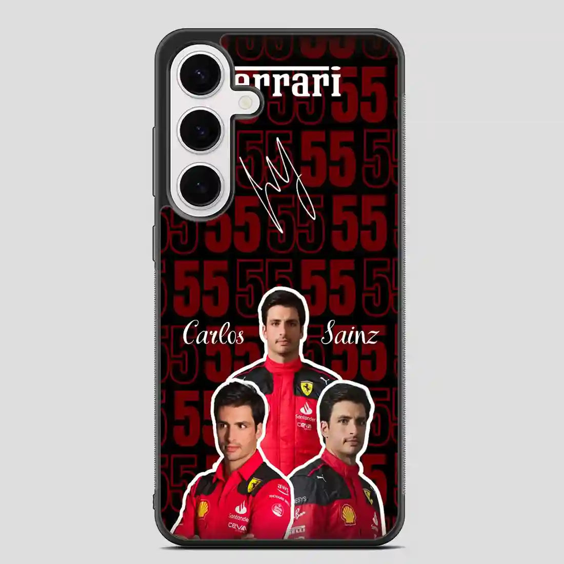 Carlos Sainz Ferrari Samsung Galaxy S24 FE Case