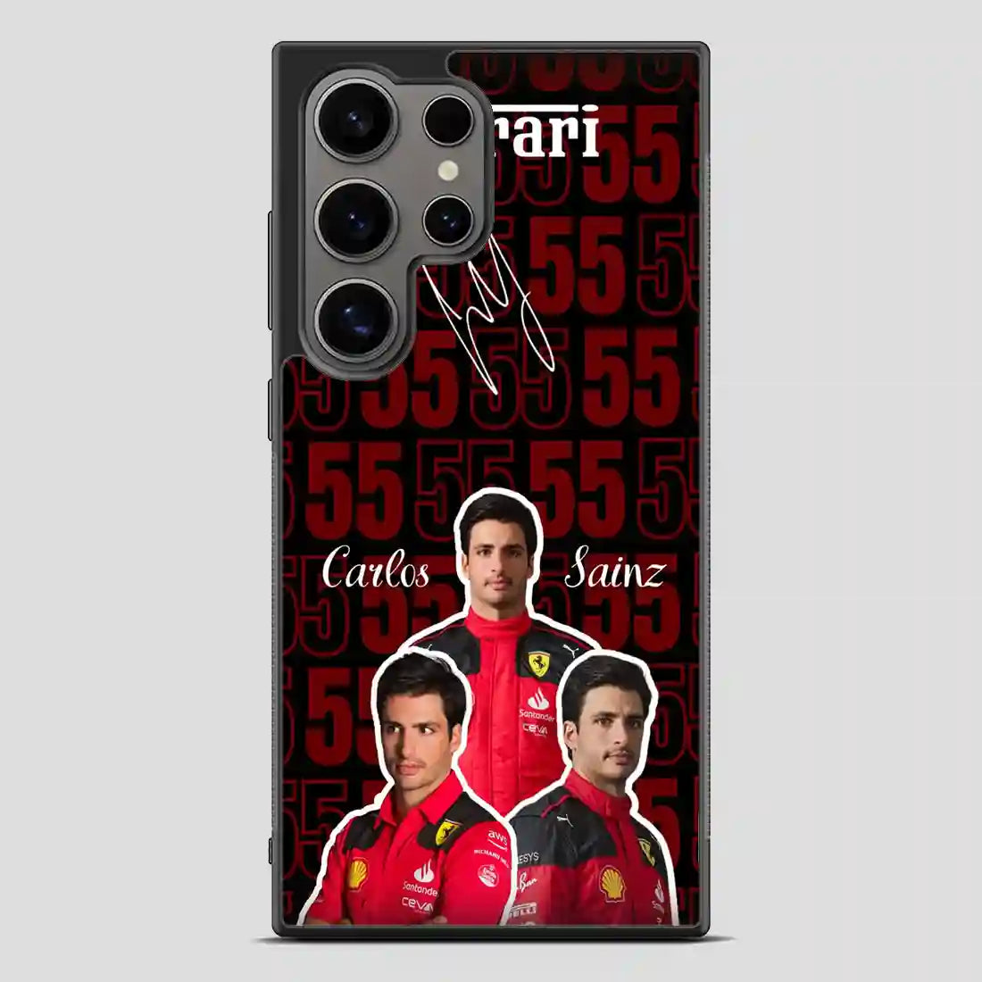 Carlos Sainz Ferrari Samsung Galaxy S24 Ultra Case