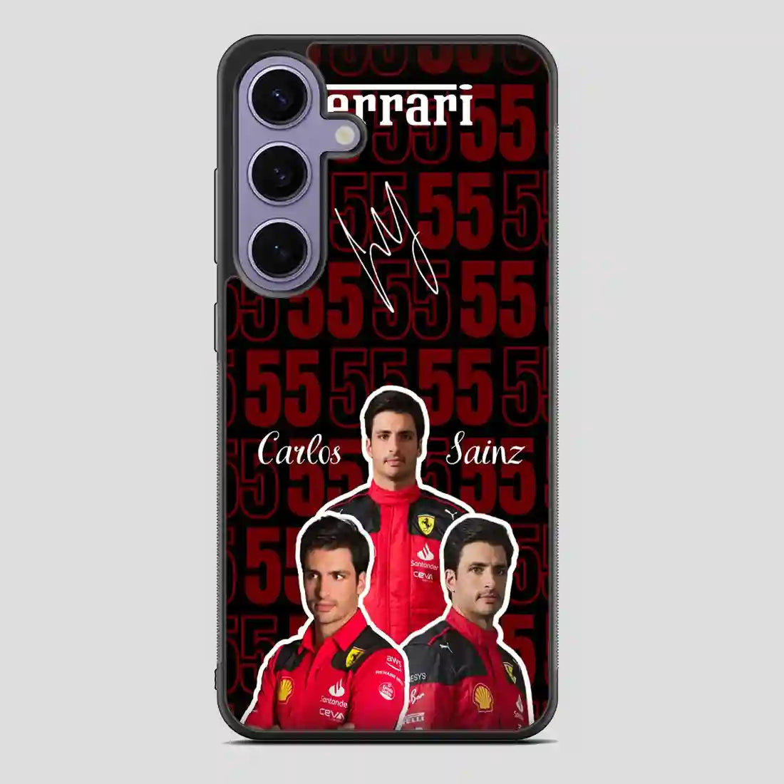 Carlos Sainz Ferrari Samsung Galaxy S24 Case