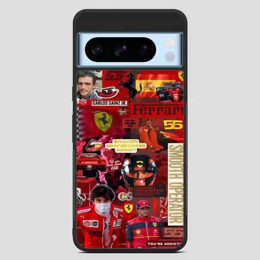 Carlos Sainz Sr Collage Google Pixel 8 Pro Case