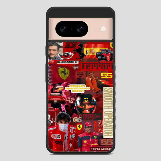 Carlos Sainz Sr Collage Google Pixel 8 Case