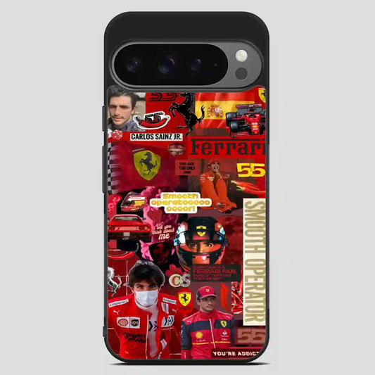 Carlos Sainz Sr Collage Google Pixel 9 Pro XL Case