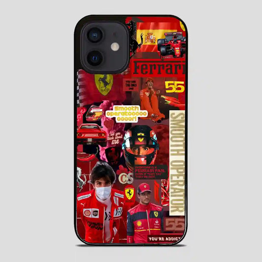 Carlos Sainz Sr Collage iPhone 12 Mini Case