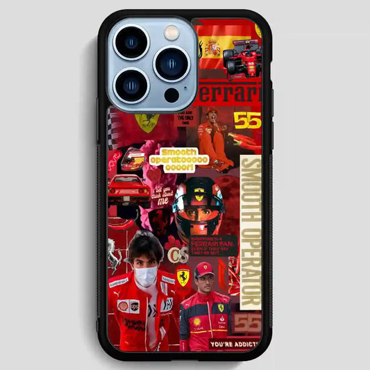 Carlos Sainz Sr Collage iPhone 13 Pro Max Case