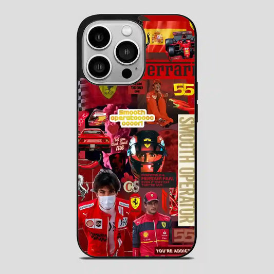 Carlos Sainz Sr Collage iPhone 14 Pro Case