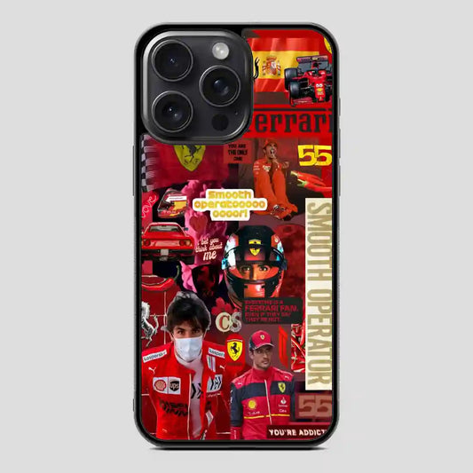 Carlos Sainz Sr Collage iPhone 15 Pro Case