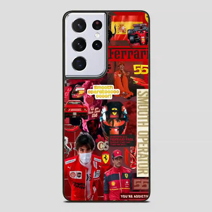 Carlos Sainz Sr Collage Samsung Galaxy S21 Ultra Case