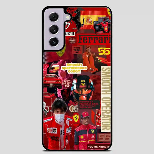 Carlos Sainz Sr Collage Samsung Galaxy S21 Case