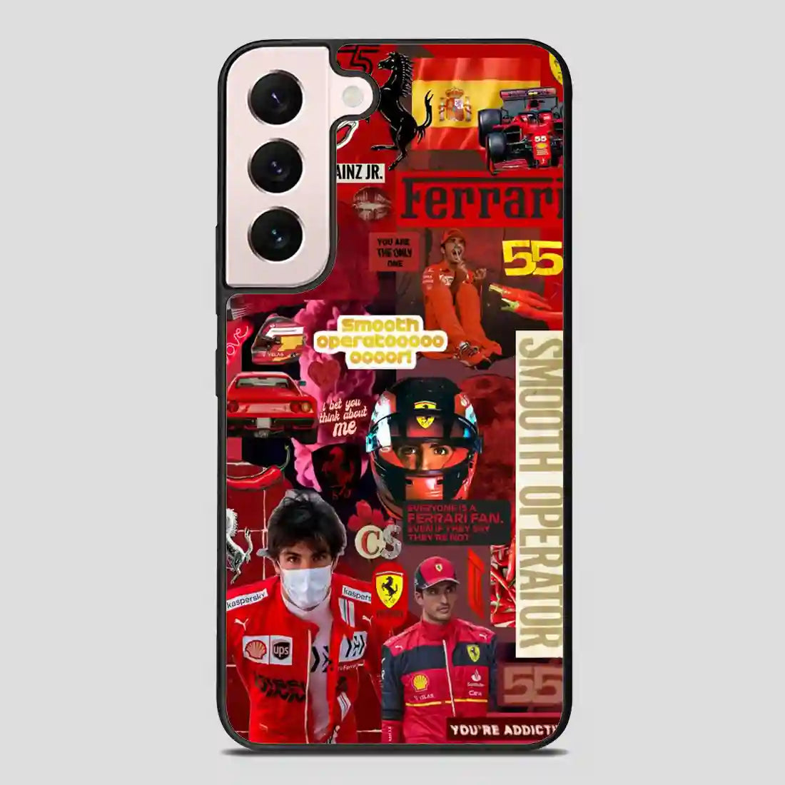 Carlos Sainz Sr Collage Samsung Galaxy S22 FE Case