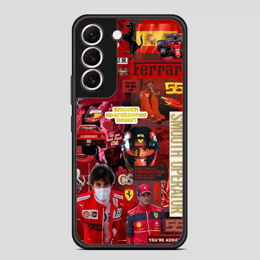 Carlos Sainz Sr Collage Samsung Galaxy S22 Case