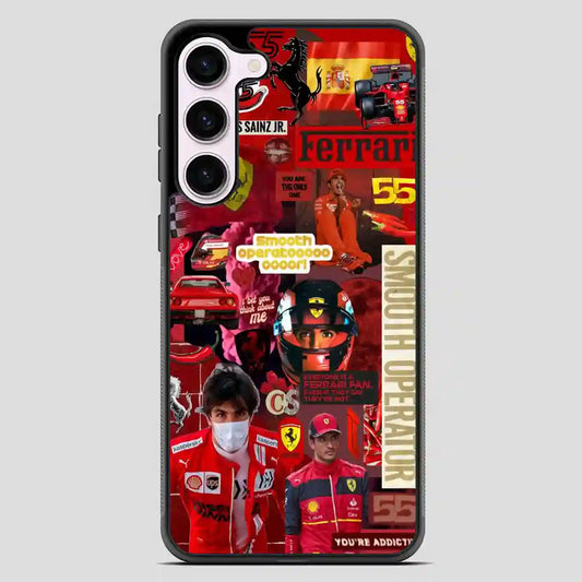 Carlos Sainz Sr Collage Samsung Galaxy S23 Case