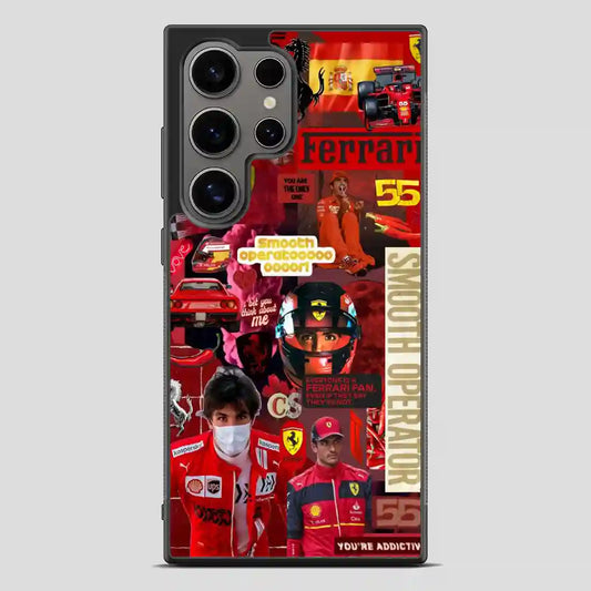 Carlos Sainz Sr Collage Samsung Galaxy S24 Ultra Case