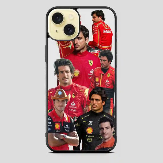 Carlos Sainz Sr Fvintage iPhone 15 Plus Case