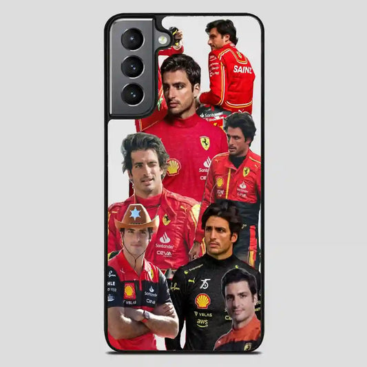 Carlos Sainz Sr Fvintage Samsung Galaxy S21 FE Case