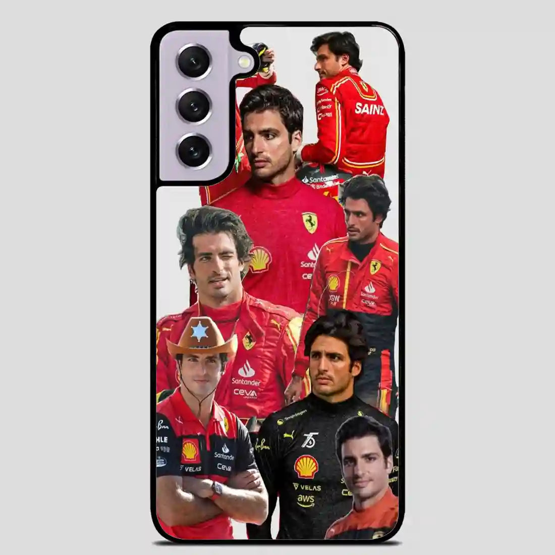 Carlos Sainz Sr Fvintage Samsung Galaxy S21 Case