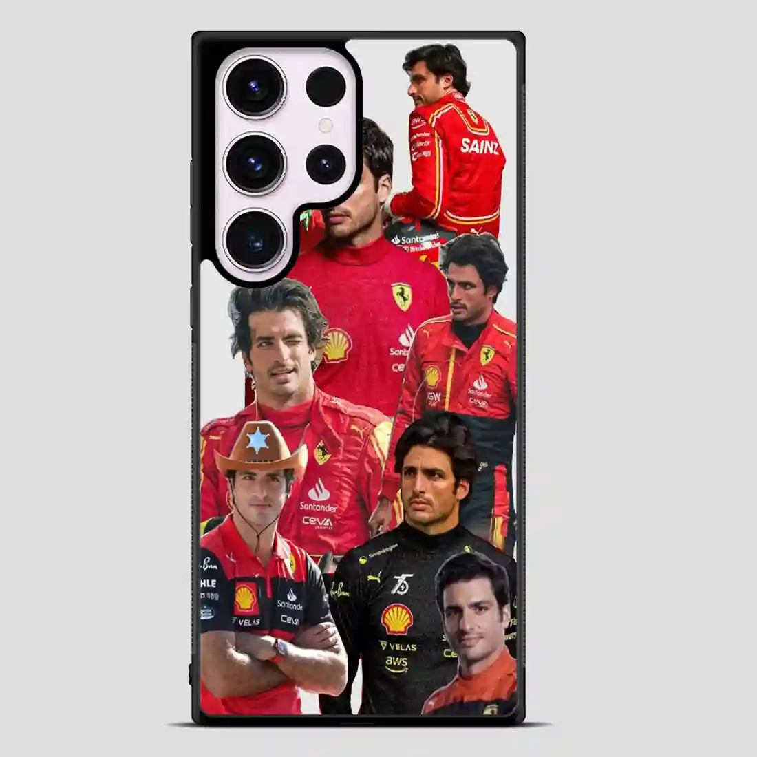 Carlos Sainz Sr Fvintage Samsung Galaxy S23 Ultra Case