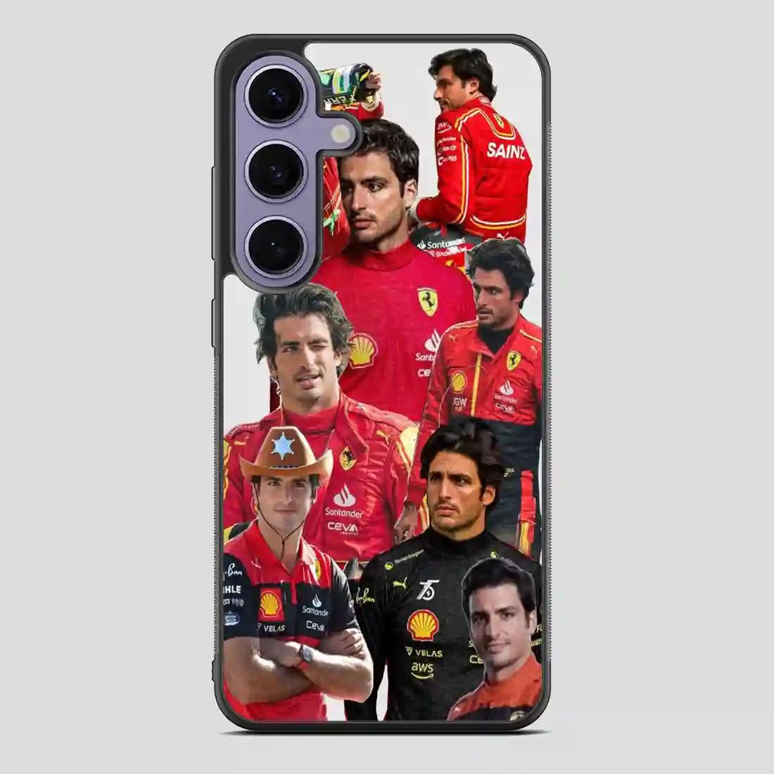 Carlos Sainz Sr Fvintage Samsung Galaxy S24 Case