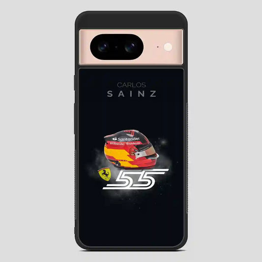 Carlos Sainz Sr Helmet Google Pixel 8 Case