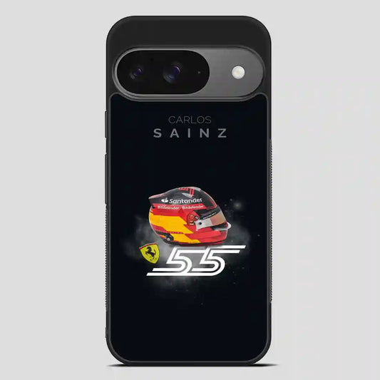 Carlos Sainz Sr Helmet Google Pixel 9 Case