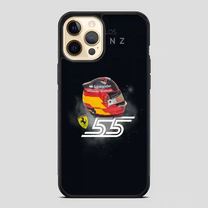 Carlos Sainz Sr Helmet iPhone 11 Pro Case