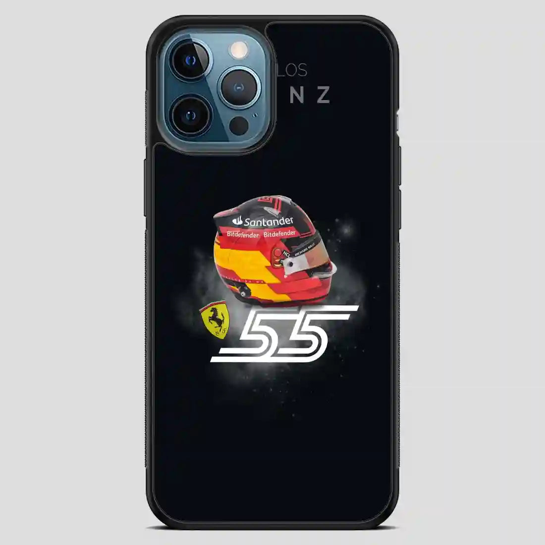 Carlos Sainz Sr Helmet iPhone 12 Pro Max Case